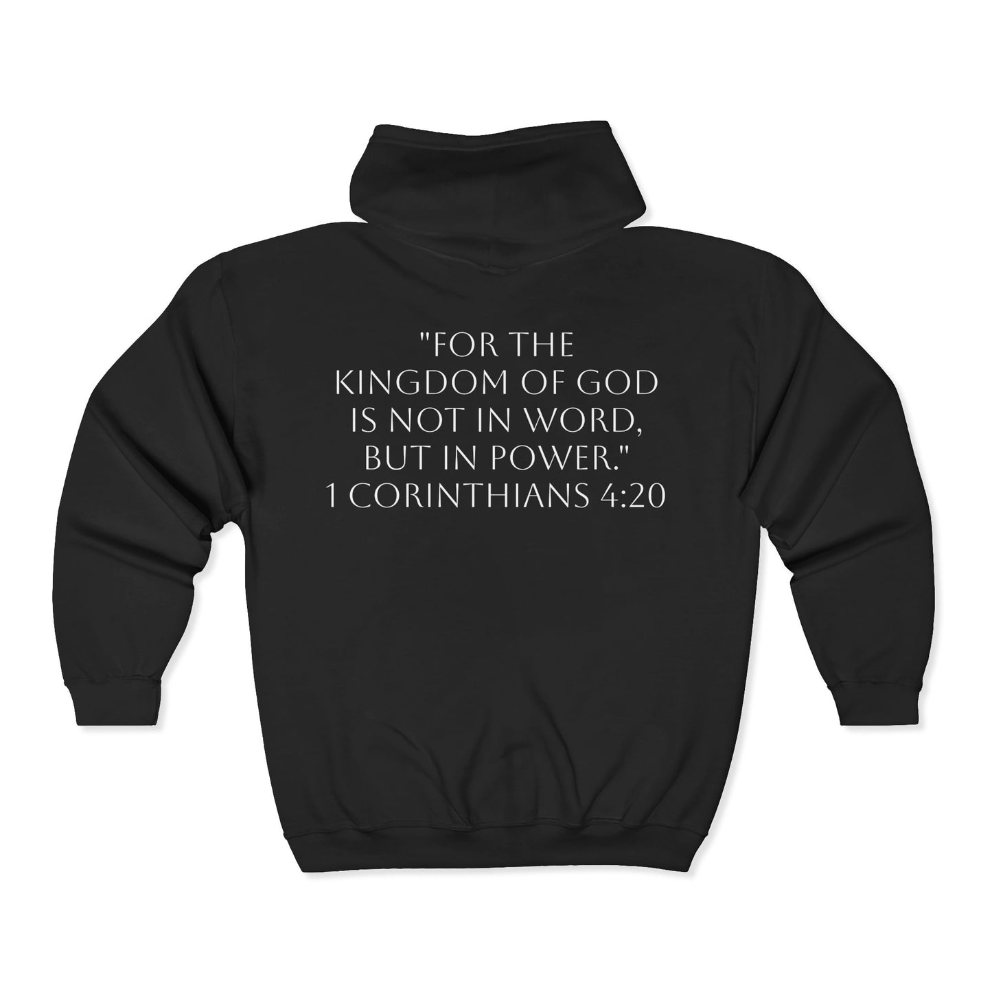 DUNAMIS Full Zip Hoodie, Unisex Heavy Blend Sweatshirt