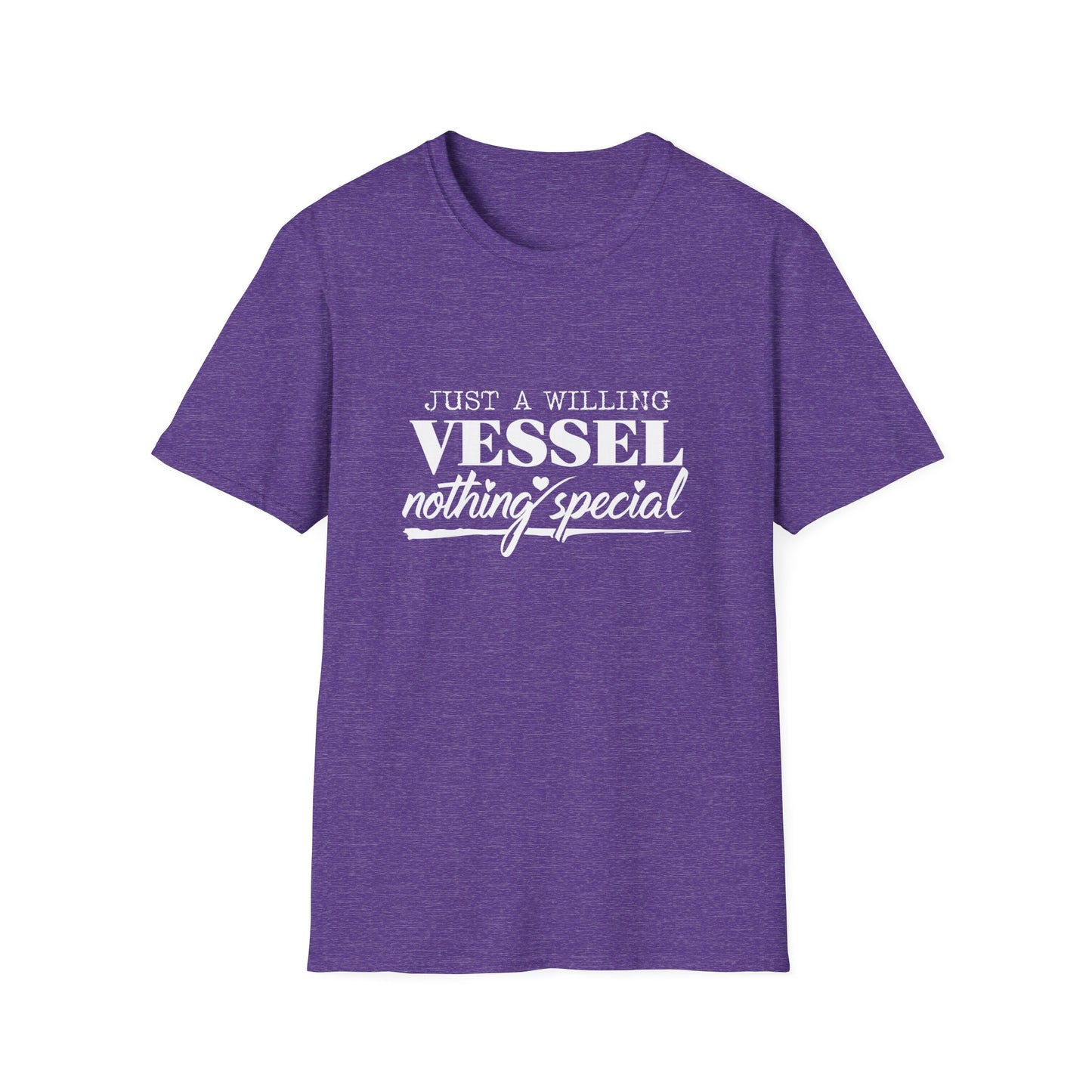 DESSY Women's Softstyle T-Shirt - Just a Willing Vessel Women's Design