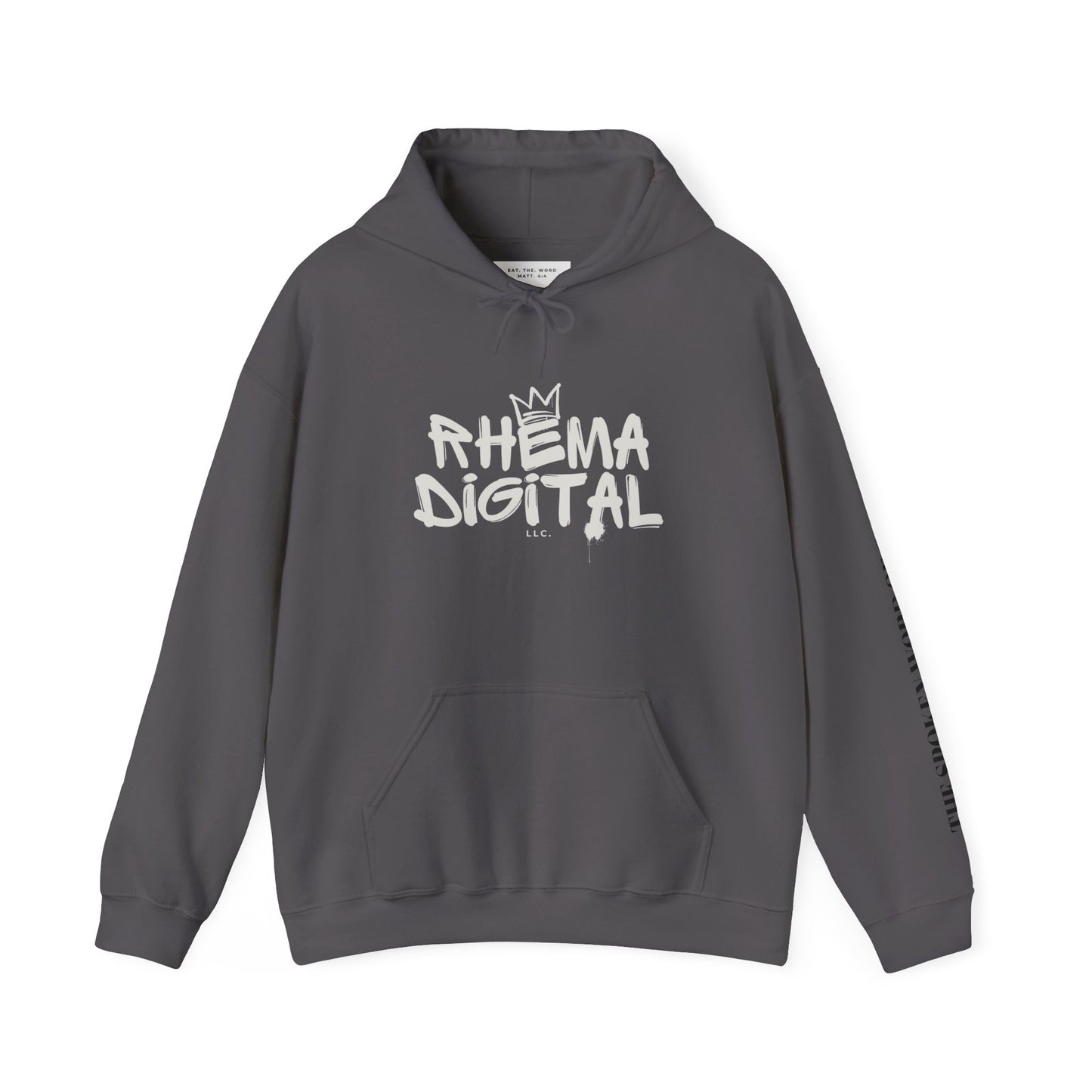 RHEMA DIGITAL Inspirational Hoodie - Unisex Heavy Blend™ Sweatshirt with Motivational Quote