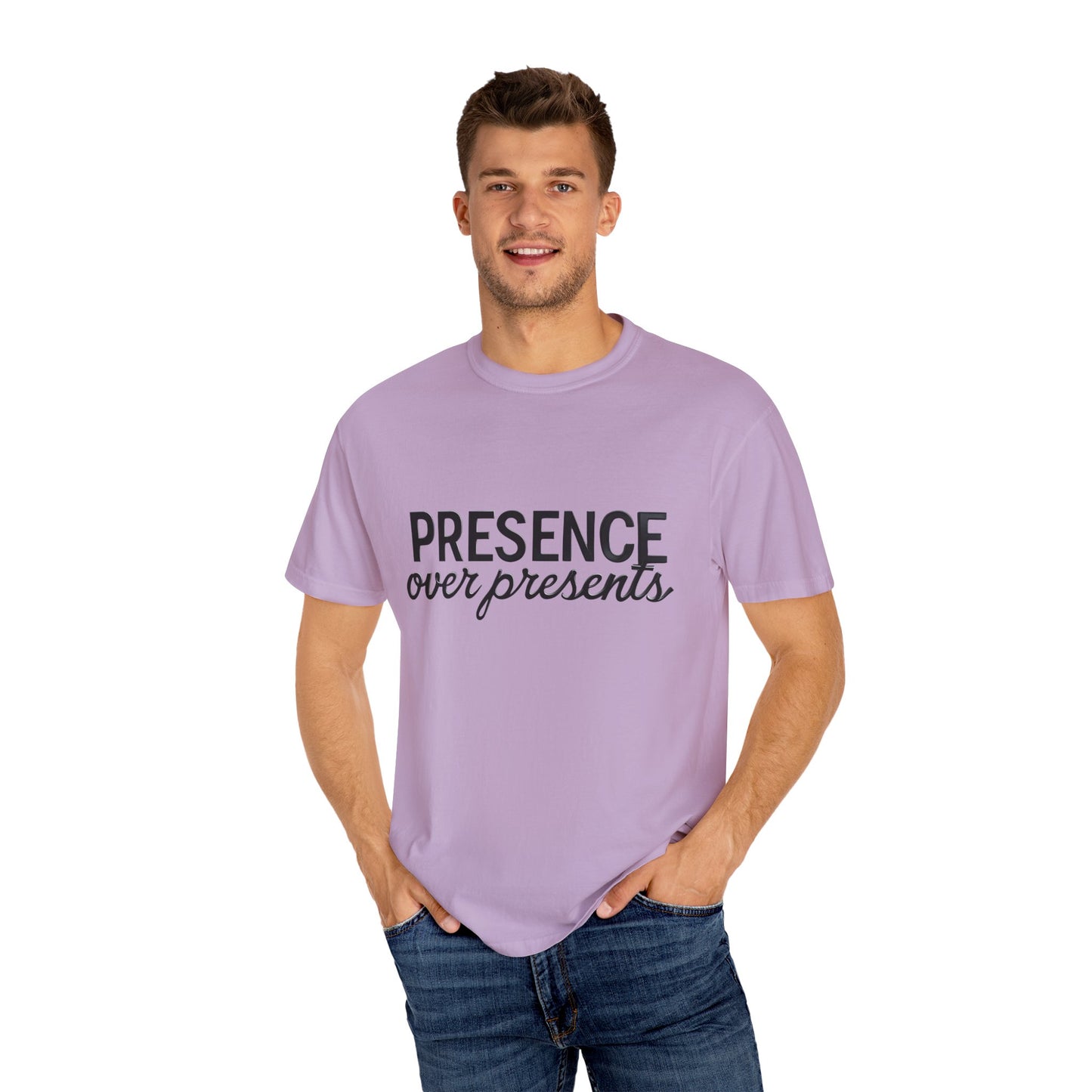 'Presence Over Presents' Inspirational Unisex Tee