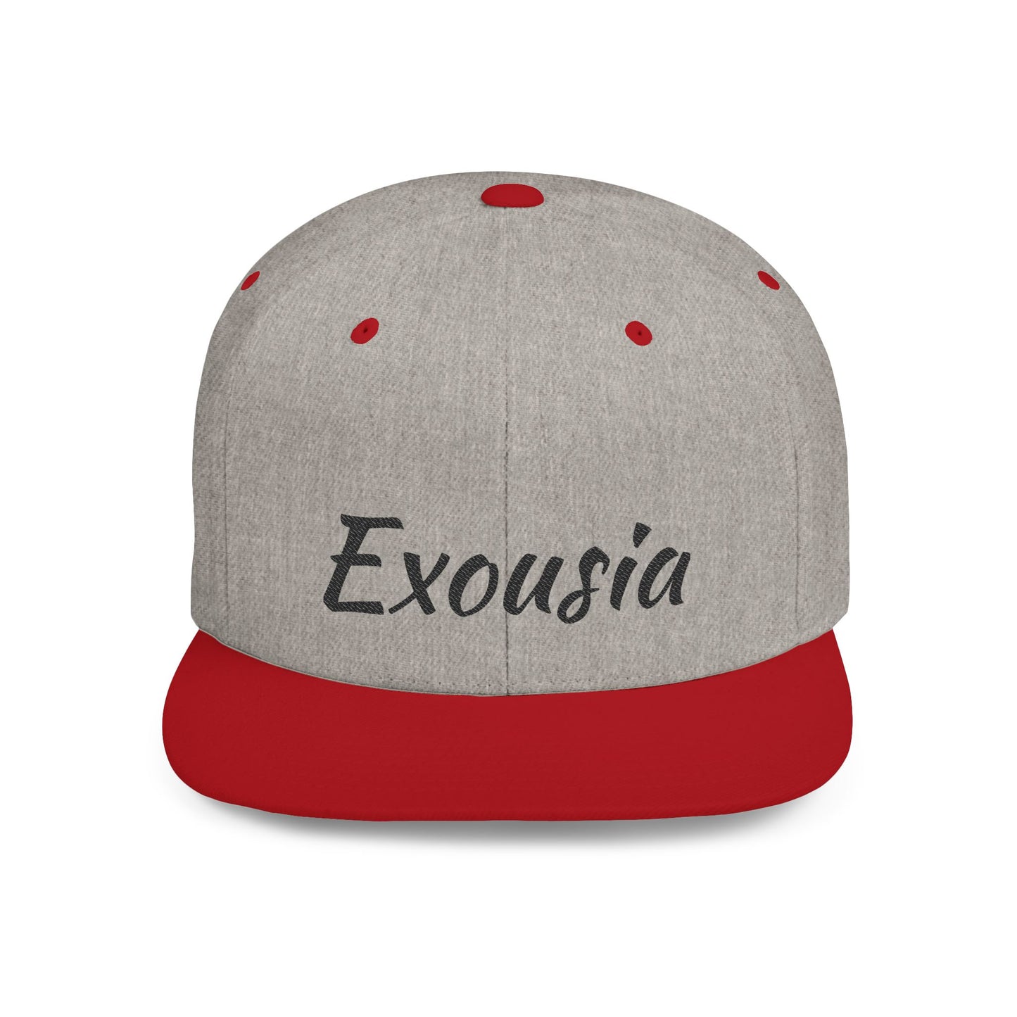 Exousia Flat Bill Snapback Hat Unisex