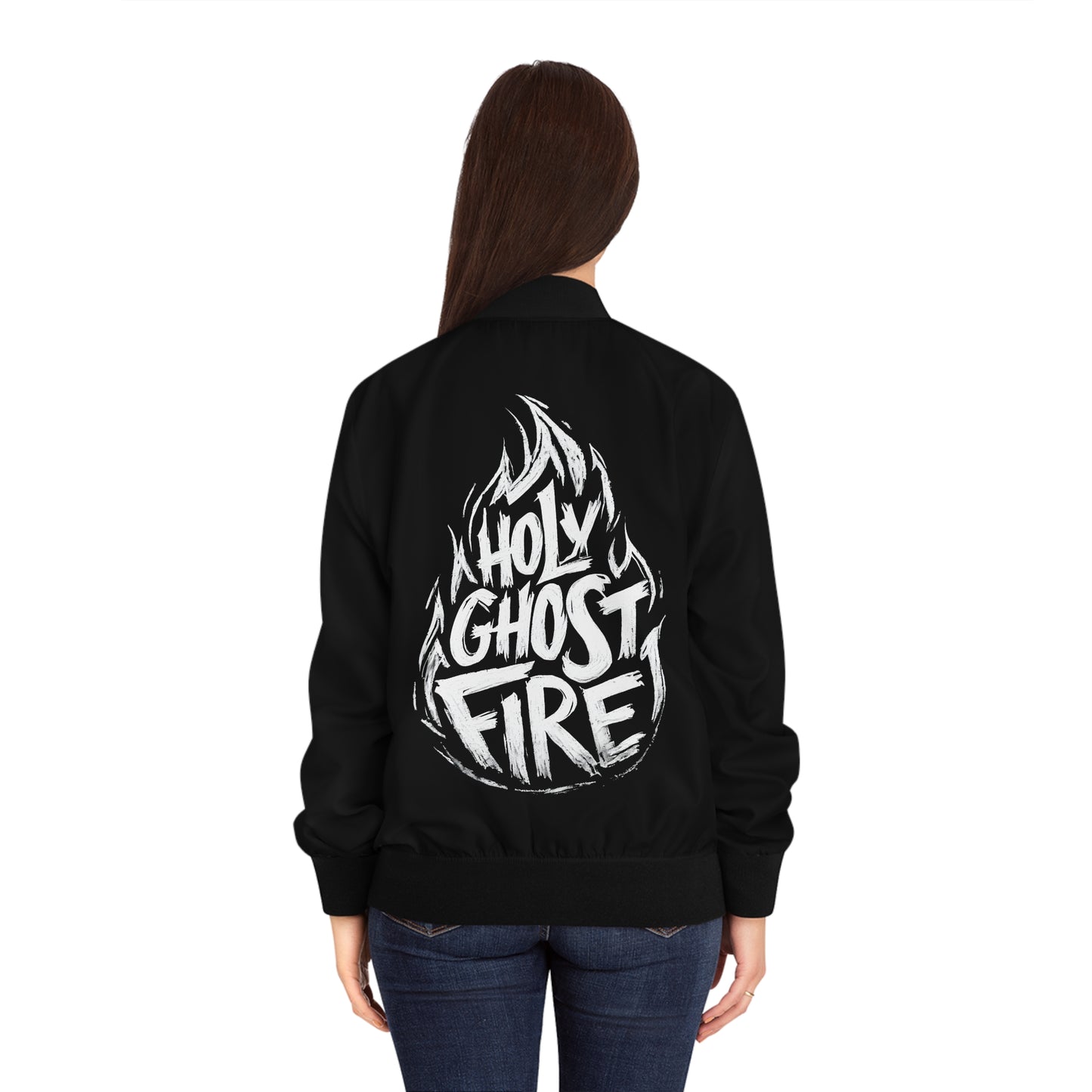 'Holy Ghost Fire' Women's Bomber Jacket