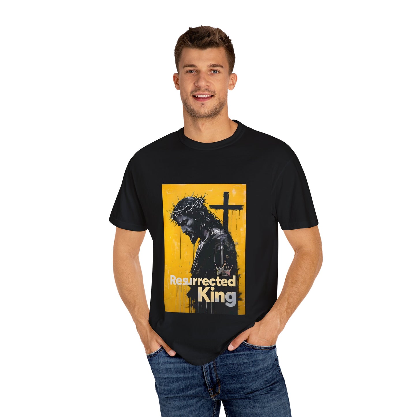 Resurrected King - Unisex Garment-Dyed T-Shirt