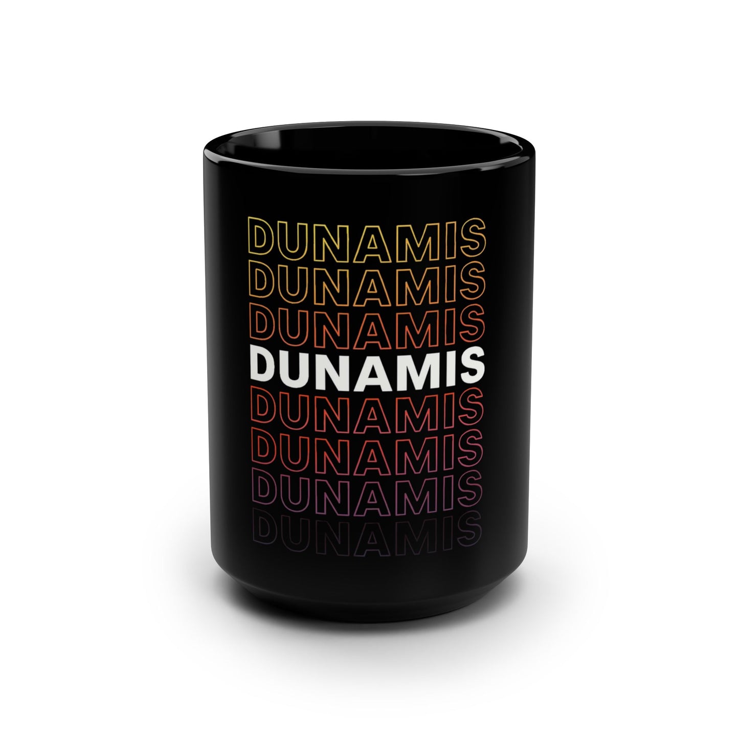 Dunamis- Black coffee Mug,
