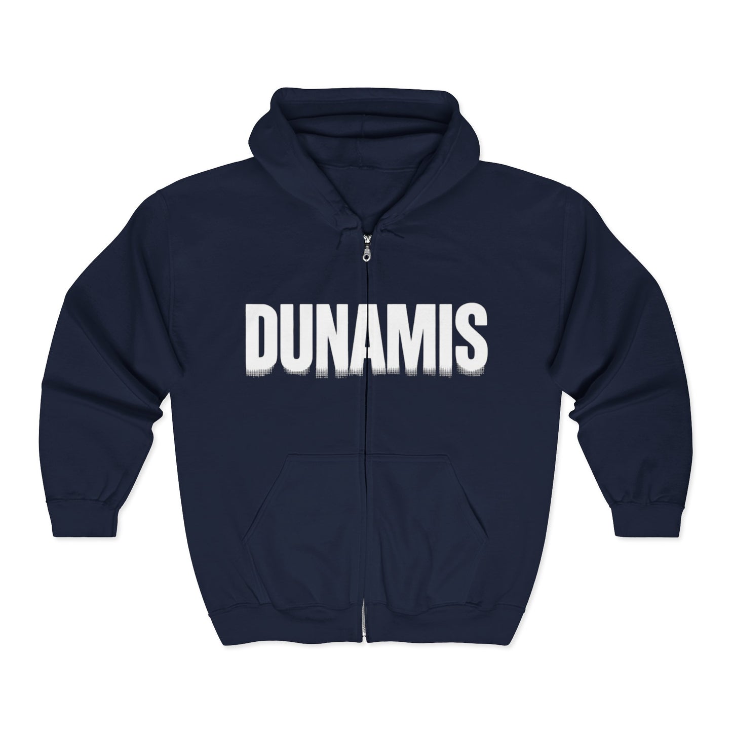 DUNAMIS Full Zip Hoodie, Unisex Heavy Blend Sweatshirt