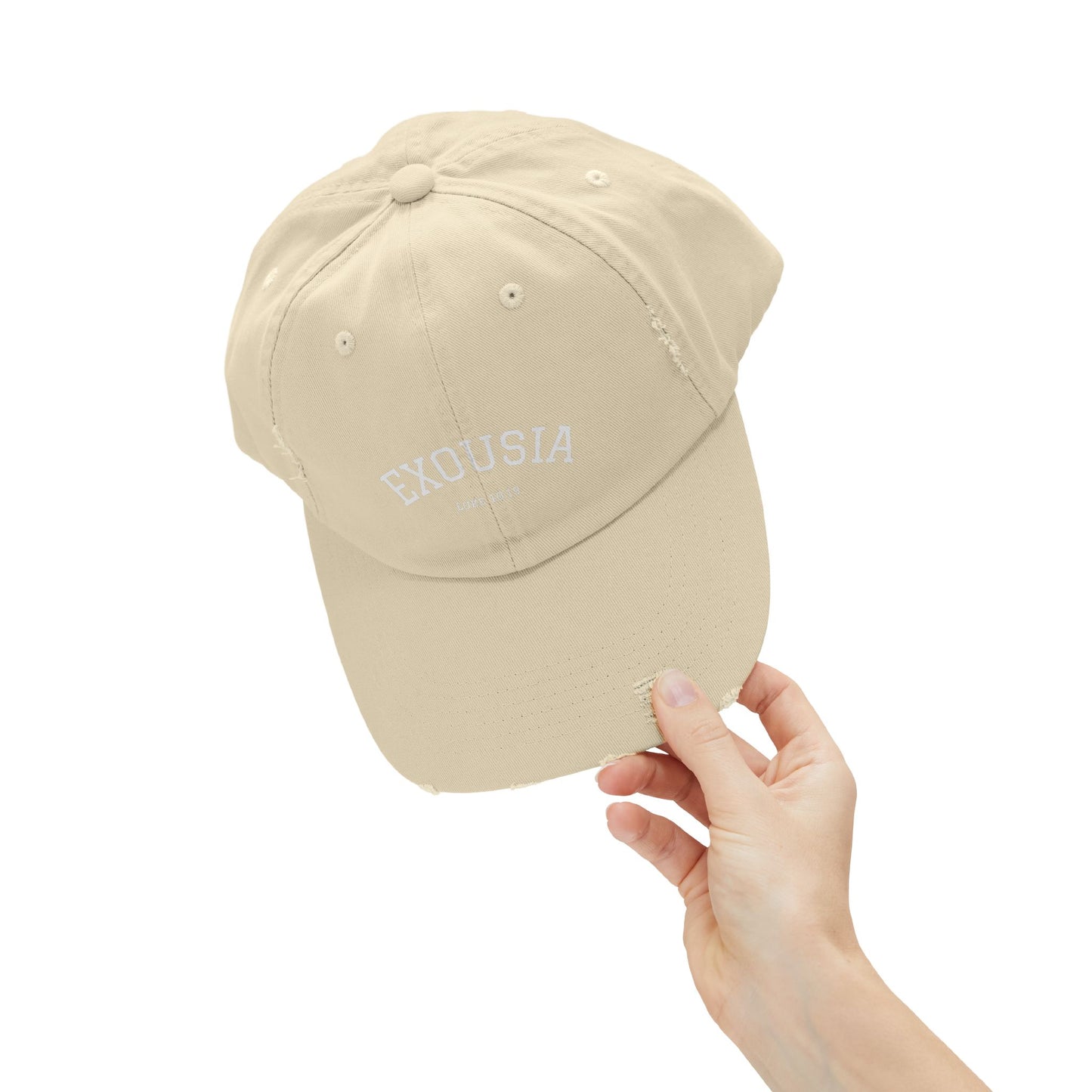 Exousia -Distressed Cap