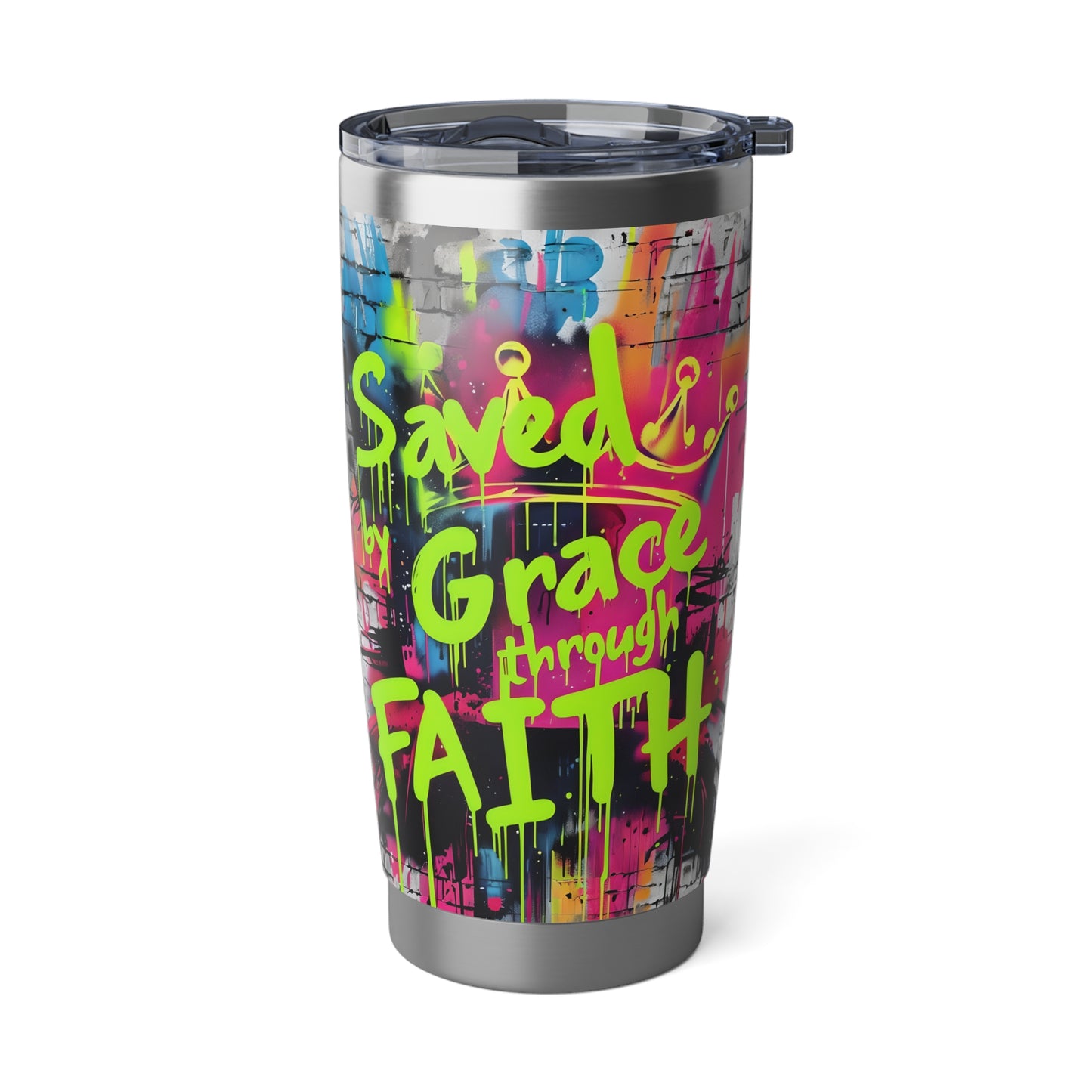 'Saved by Grace through Faith' Tumbler - 20oz Travel Mug