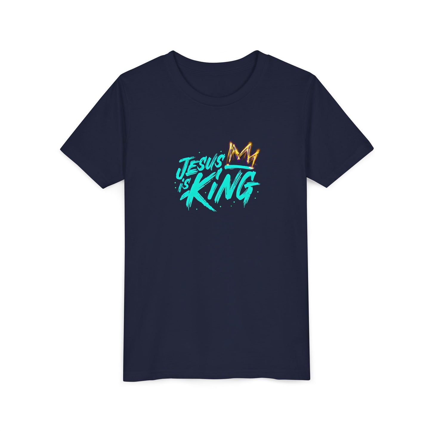 'Jesus is King' - YOUTH short sleeve Tee