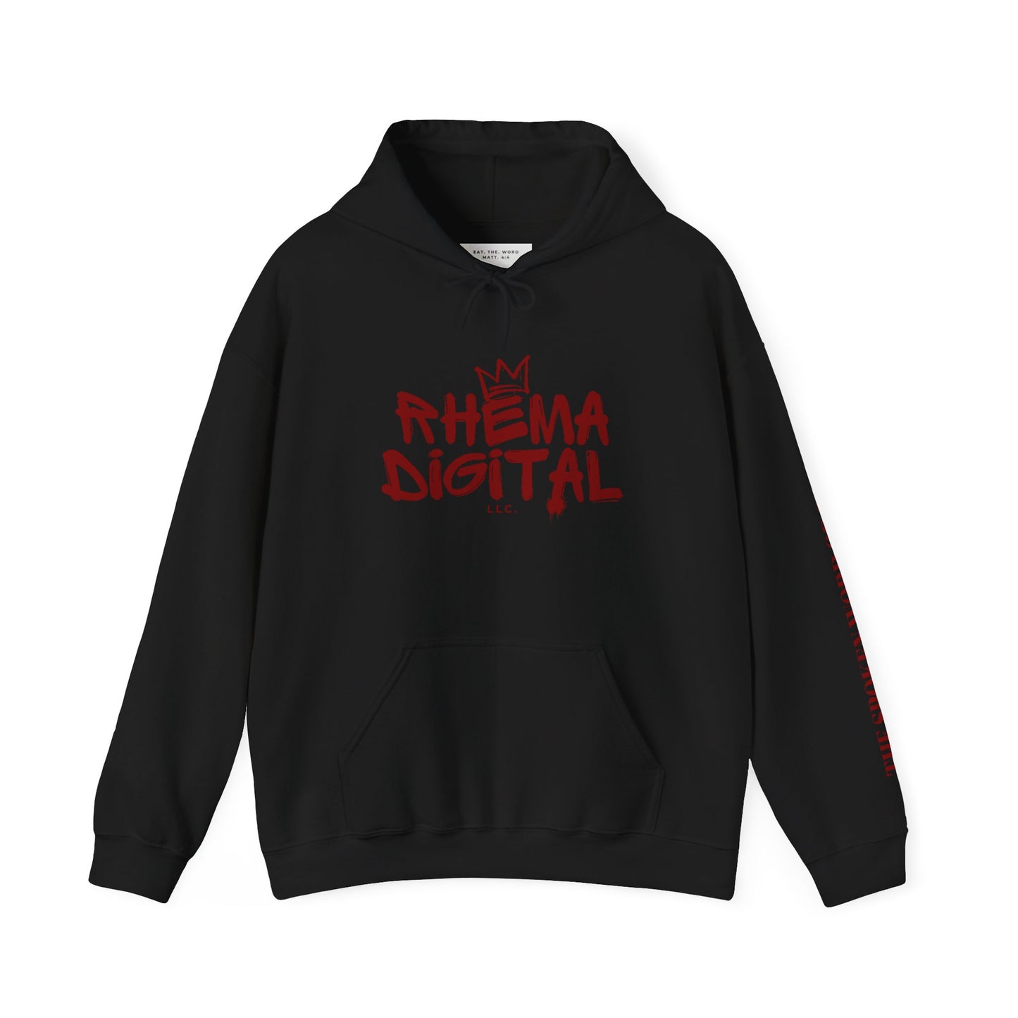 RHEMA DIGITAL Inspirational Hoodie - Unisex Heavy Blend™ Sweatshirt with Motivational Quote