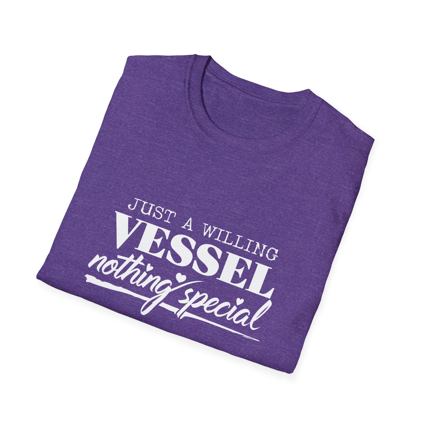 DESSY Women's Softstyle T-Shirt - Just a Willing Vessel Women's Design