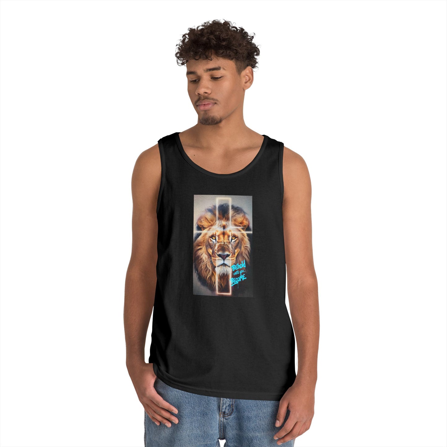 'Behold until you Become' - Heavy Cotton Tank Top