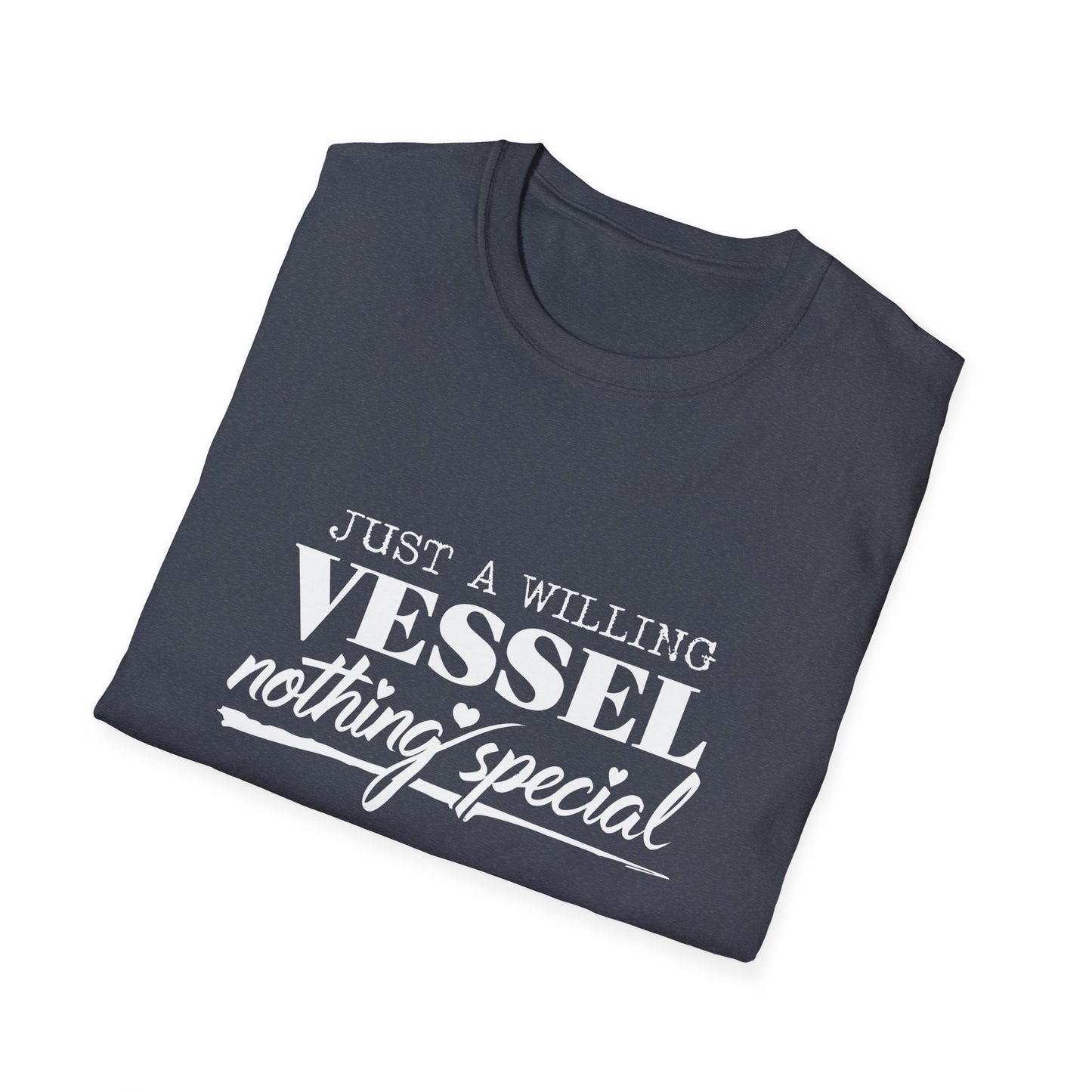 DESSY Women's Softstyle T-Shirt - Just a Willing Vessel Women's Design