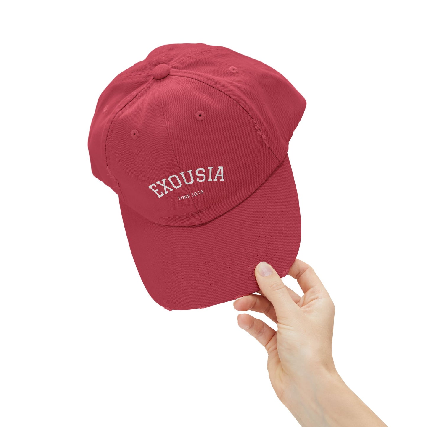 Exousia -Distressed Cap
