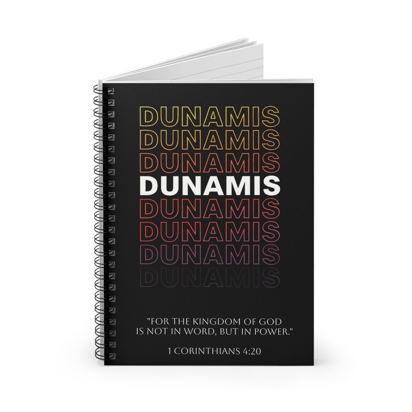 Dunamis- Spiral Notebook journal