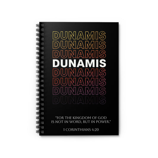 Dunamis- Spiral Notebook journal