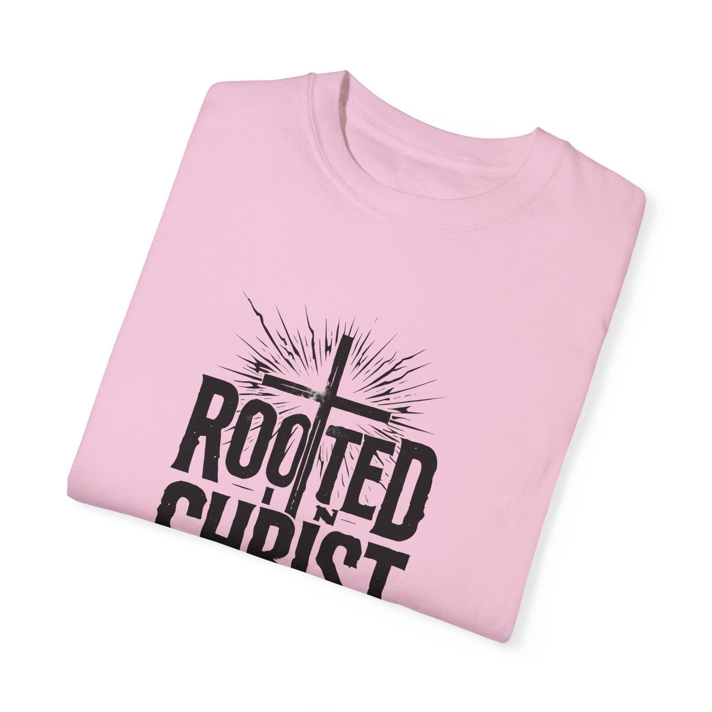 'Rooted Christ' - Unisex Garment-Dyed T-Shirt