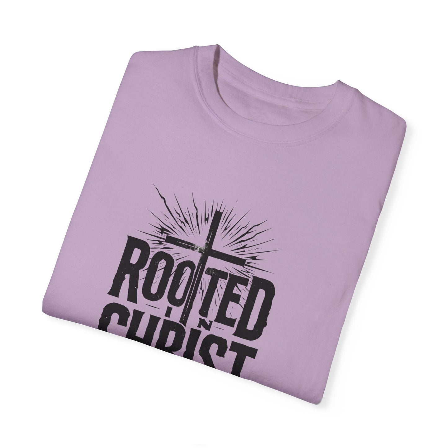 'Rooted Christ' - Unisex Garment-Dyed T-Shirt