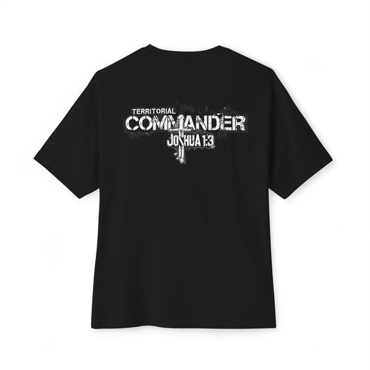 'Territorial Commander' Joshua 1:3 - Unisex Oversized Tee