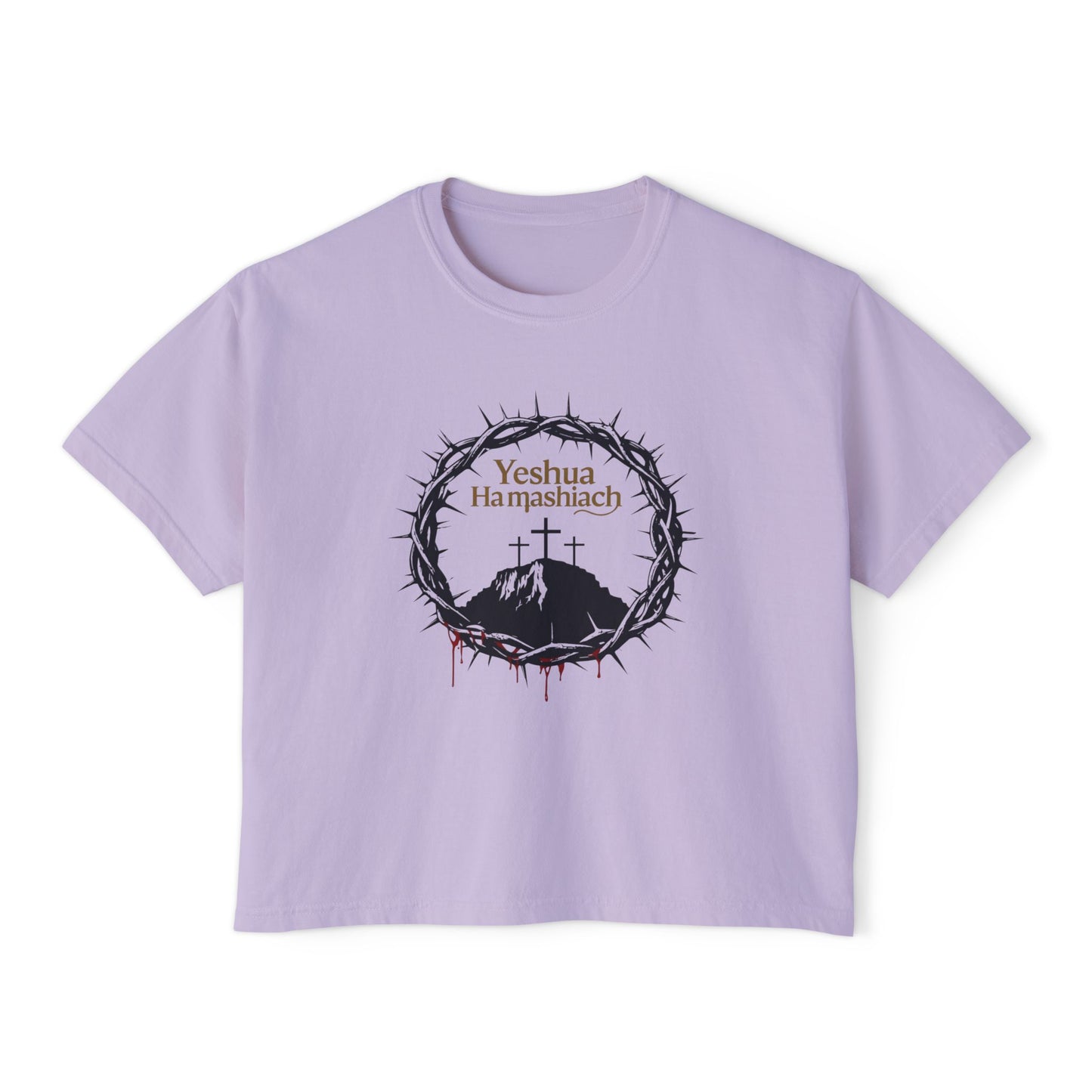 Yeshua HaMashiach- Women's Box Tee