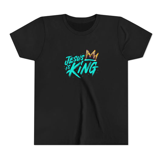 'Jesus is King' - YOUTH short sleeve Tee