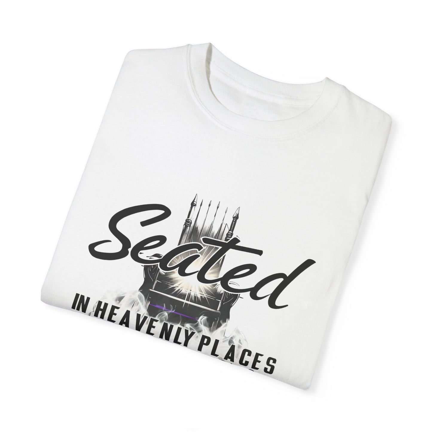 Seated in Heavenly Places - Unisex Garment-Dyed T-Shirt