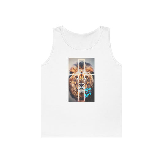 'Behold until you Become' - Heavy Cotton Tank Top