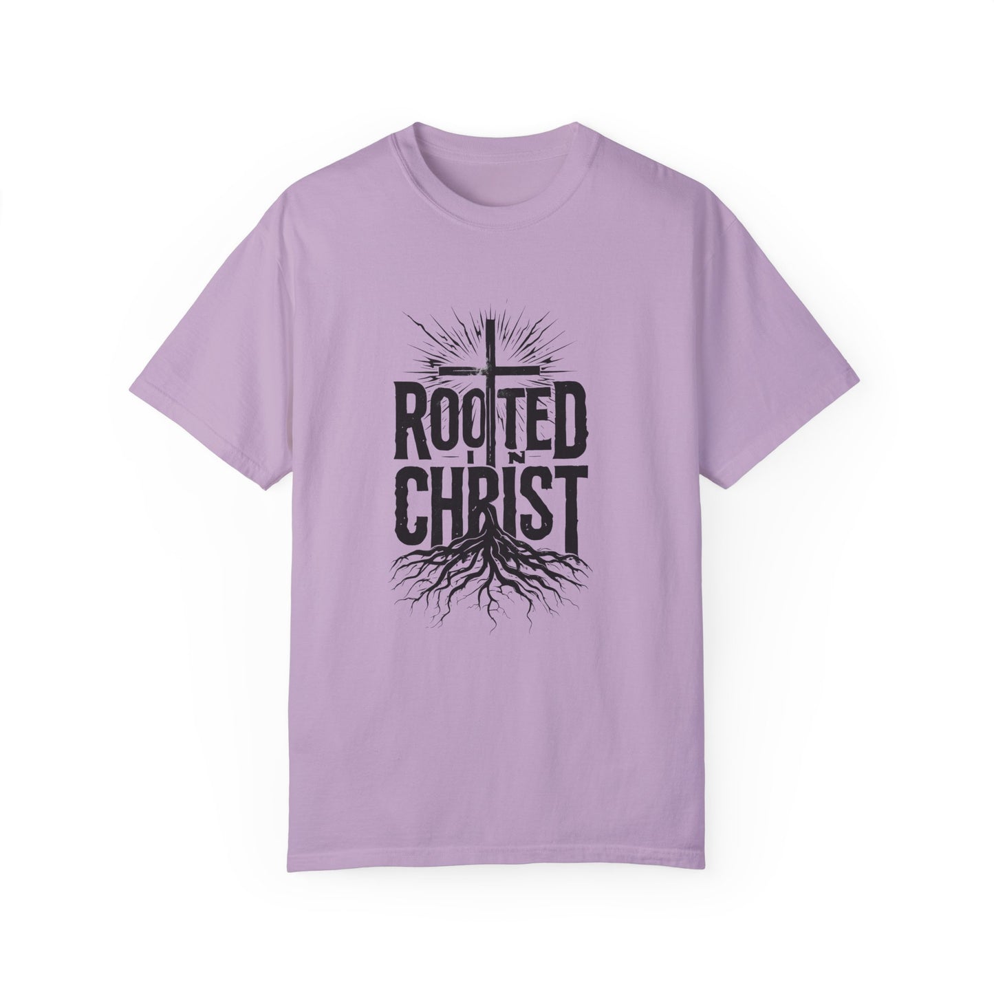 'Rooted Christ' - Unisex Garment-Dyed T-Shirt