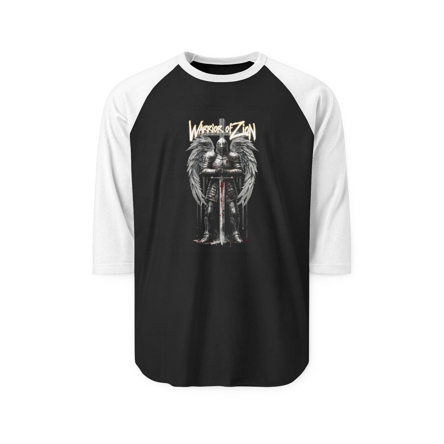 Warriors of Zion - Unisex Three-Quarter Sleeve Raglan Shirt