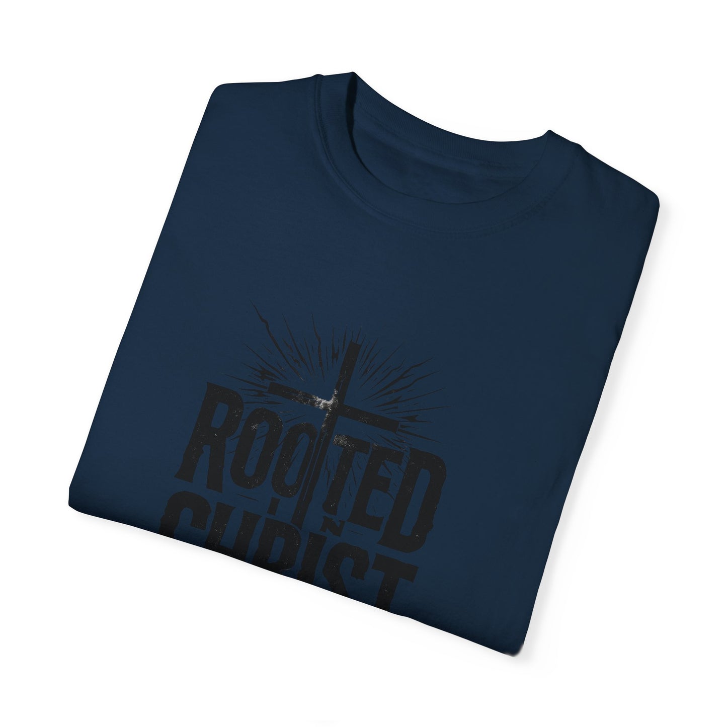 'Rooted Christ' - Unisex Garment-Dyed T-Shirt