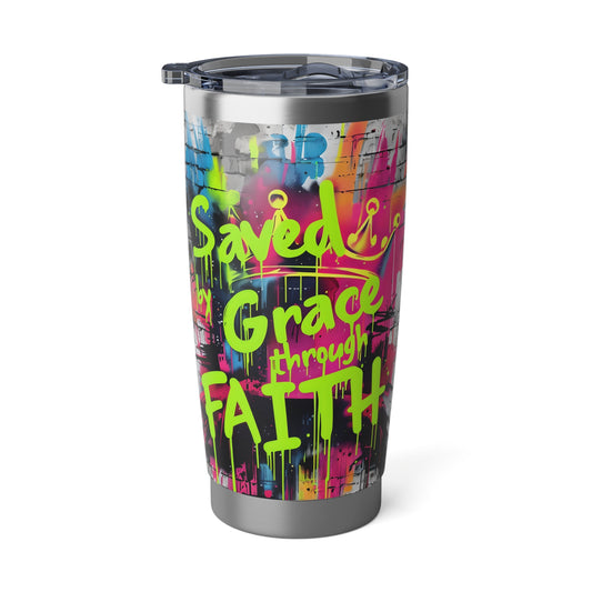 'Saved by Grace through Faith' Tumbler - 20oz Travel Mug
