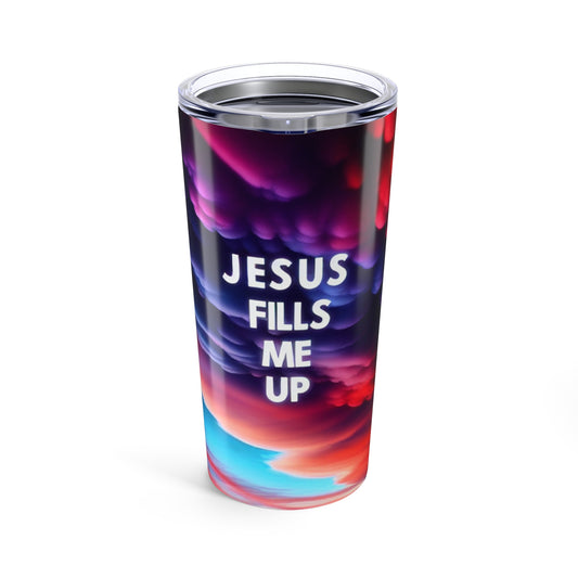 'Jesus fills me up' Christian Insulated Cup 20 oz
