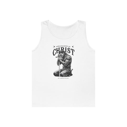 Ambassador of Christ - Mens Heavy cotton tank top