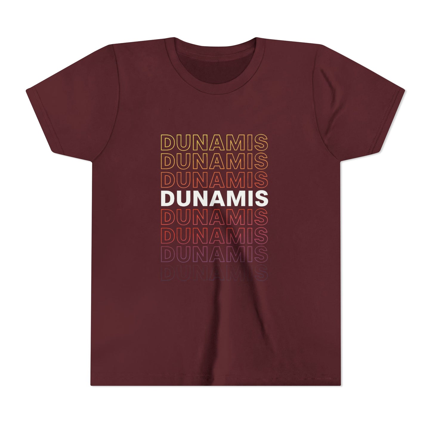 DUNAMIS Youth Short Sleeve Tee - Stylish Graphic Tee for Kids, Perfect for Everyday Wear, Birthdays, and Special Occasions, Trendy Gift
