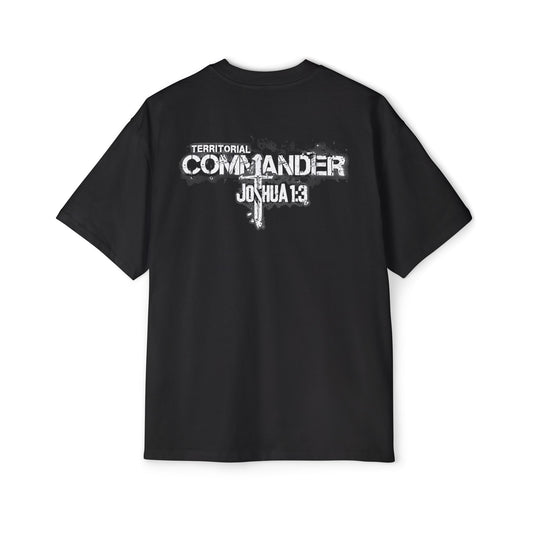 Territorial Commander Joshua 1:3 - Men's Heavy Oversized Tee -