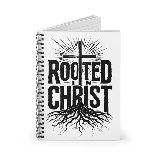 'Rooted in Christ'- Spiral Notebook Journal