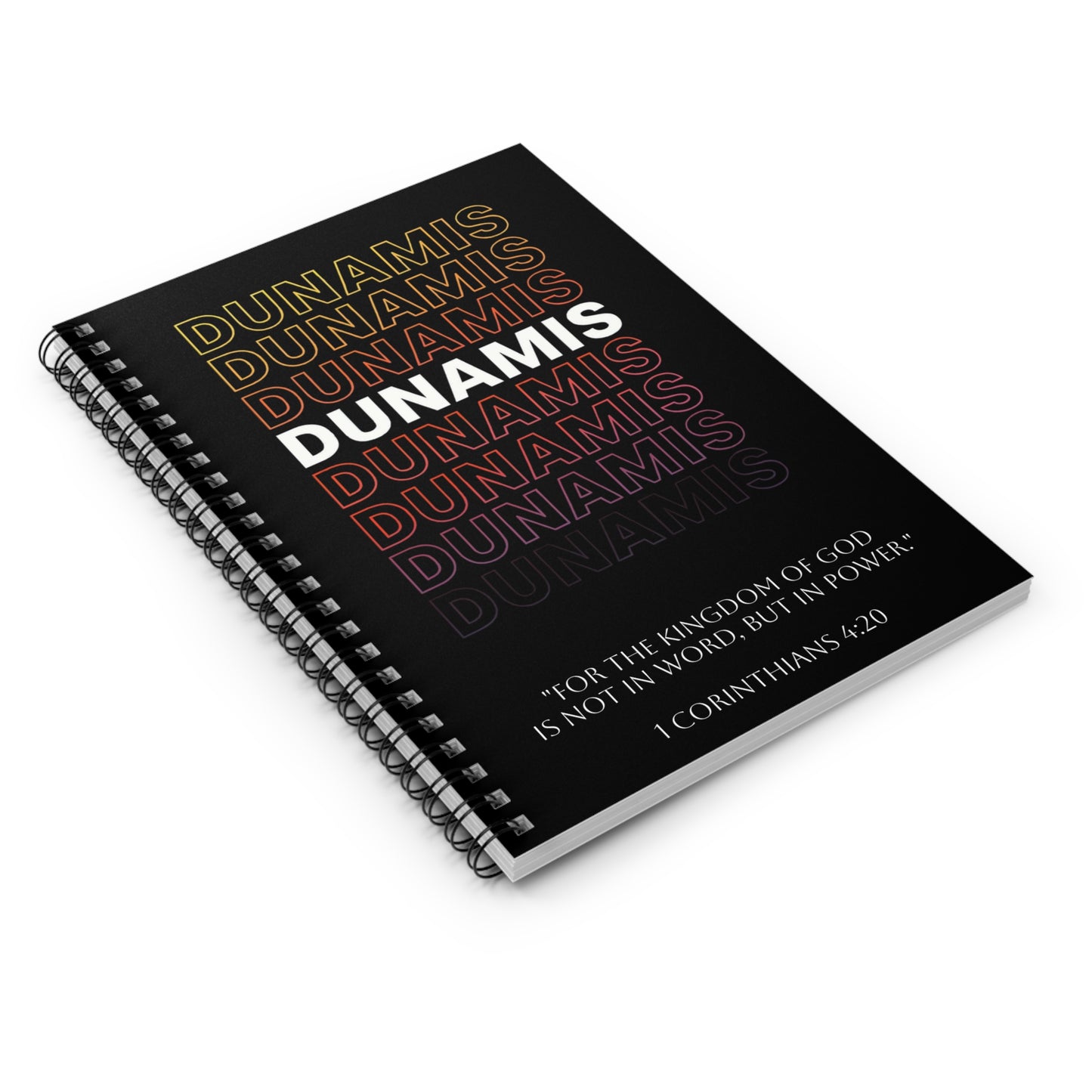 Dunamis- Spiral Notebook journal