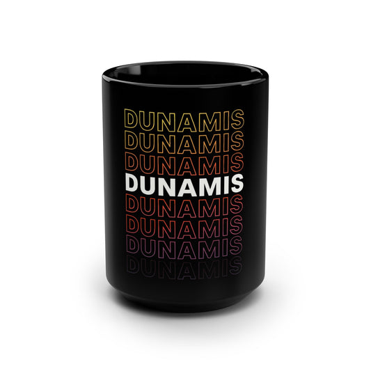 Dunamis- Black coffee Mug,