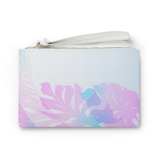 Tropical Vibes Clutch Bag - Colorful Floral Design for Summer Outings