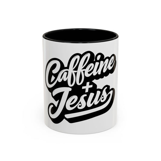 Caffeine + Jesus Coffee Mug -  for Daily Motivation