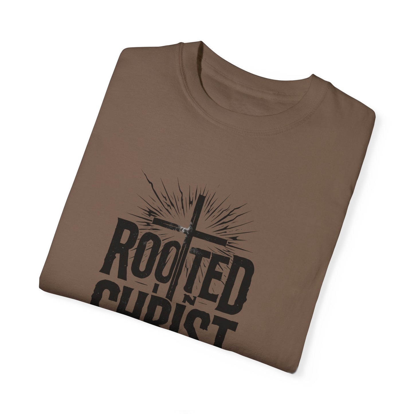 'Rooted Christ' - Unisex Garment-Dyed T-Shirt