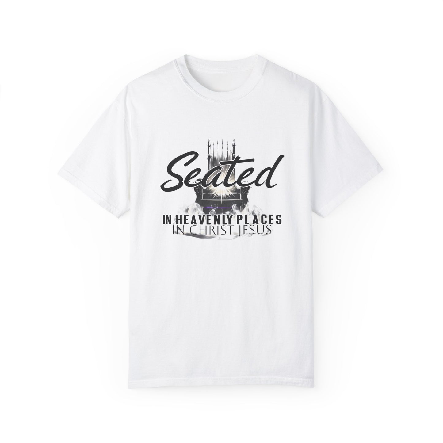 Seated in Heavenly Places - Unisex Garment-Dyed T-Shirt